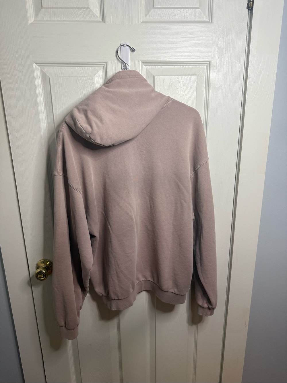 SKIMS Terry Men's Relaxed Zip-Up Hoodie Fawn Sz S - Picture 3 of 4
